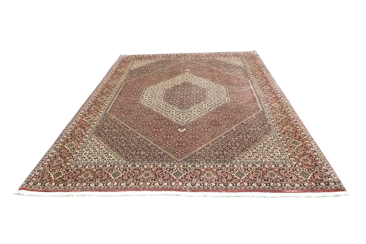 Alfombra persa - Bidjar - 300 x 204 cm - rojo