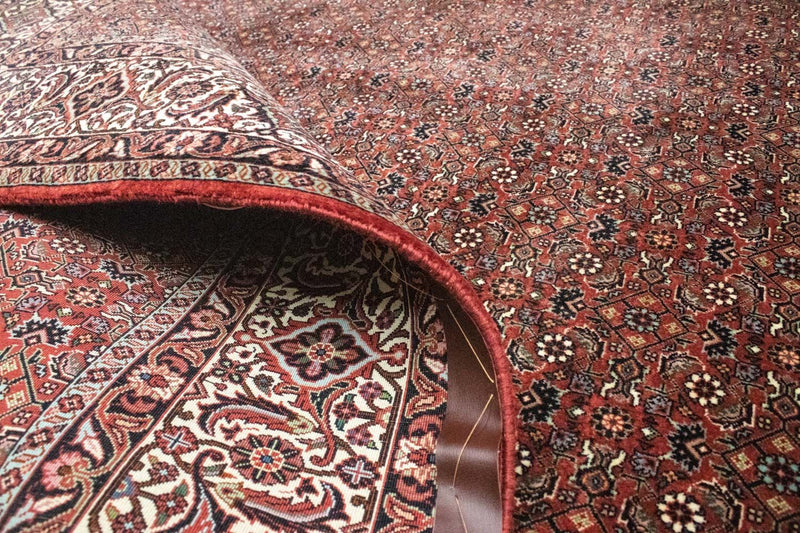Alfombra persa - Bidjar - 300 x 204 cm - rojo