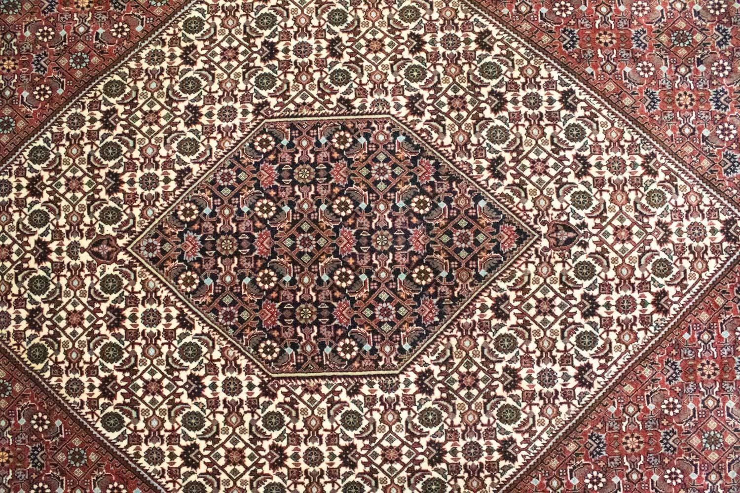 Alfombra persa - Bidjar - 295 x 206 cm - rojo