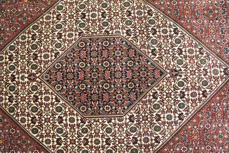 Alfombra persa - Bidjar - 295 x 206 cm - rojo