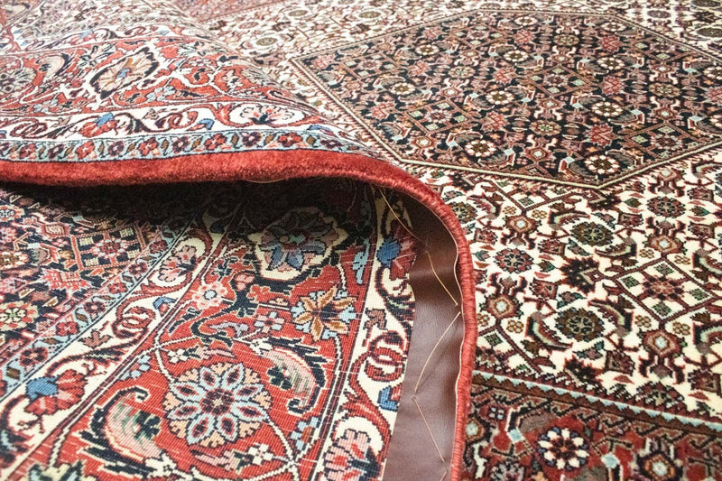 Alfombra persa - Bidjar - 295 x 206 cm - rojo