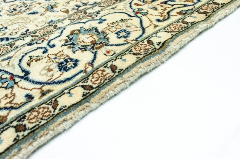 Alfombra persa - Keshan - 222 x 146 cm - beige