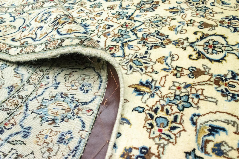 Alfombra persa - Keshan - 222 x 146 cm - beige
