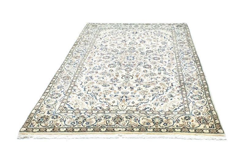 Alfombra persa - Keshan - 222 x 146 cm - beige