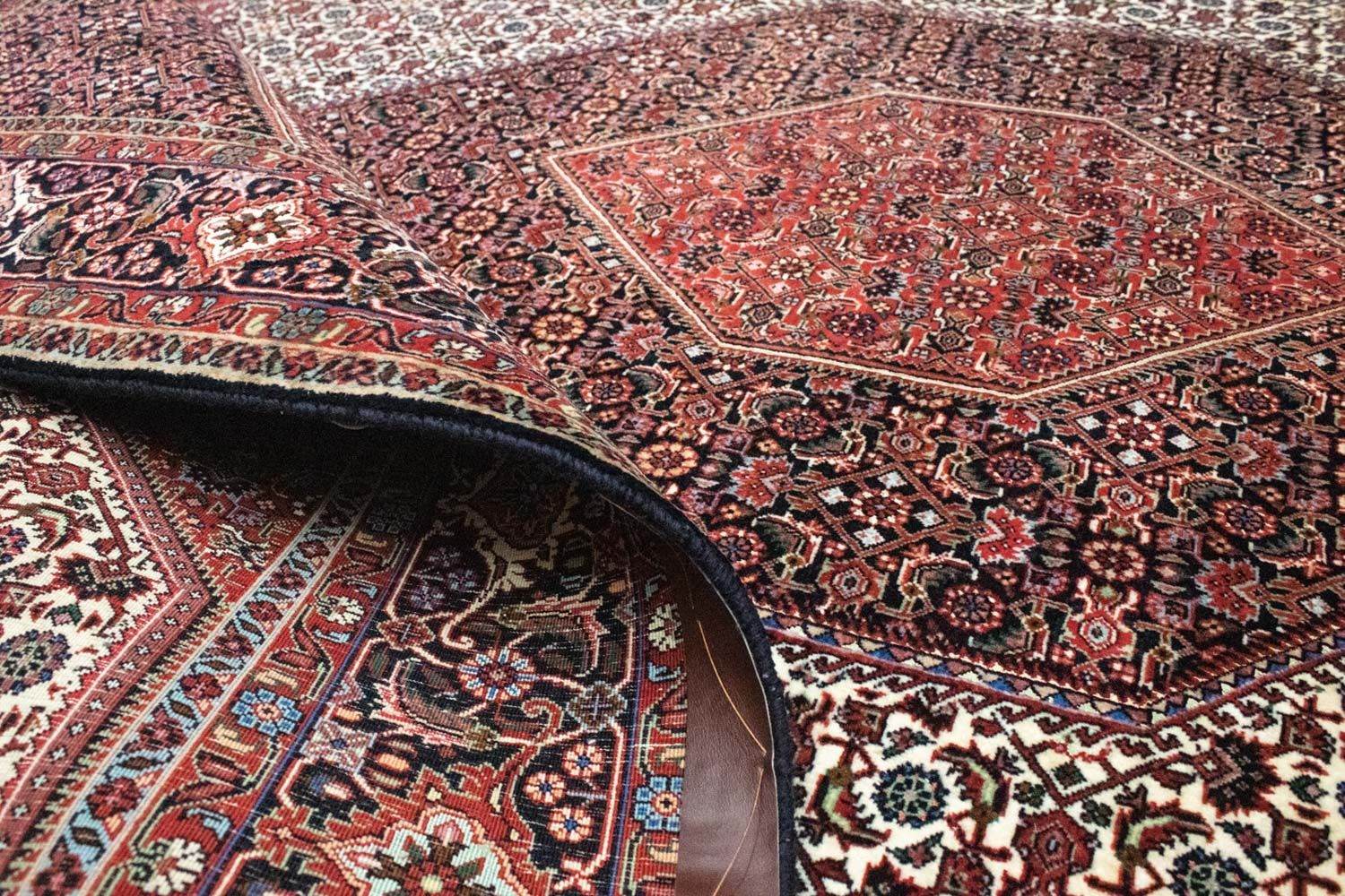 Alfombra persa - Bidjar - 293 x 205 cm - azul