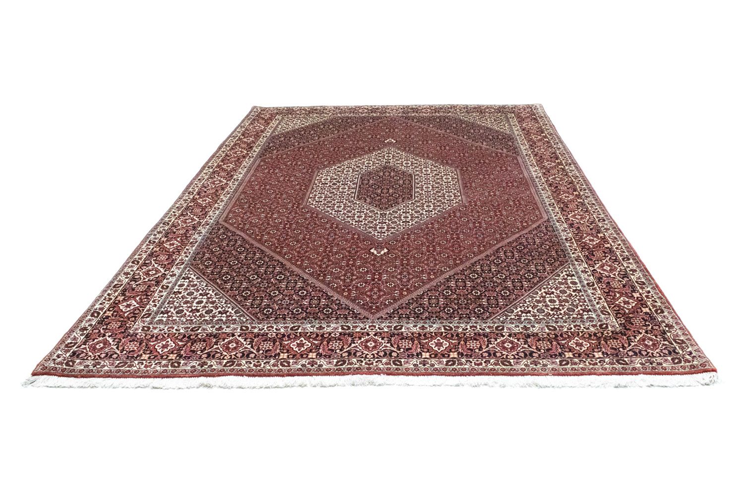 Alfombra persa - Bidjar - 291 x 205 cm - rojo