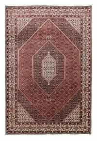 Alfombra persa - Bidjar - 303 x 204 cm - rojo