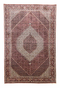 Alfombra persa - Bidjar - 303 x 200 cm - rojo