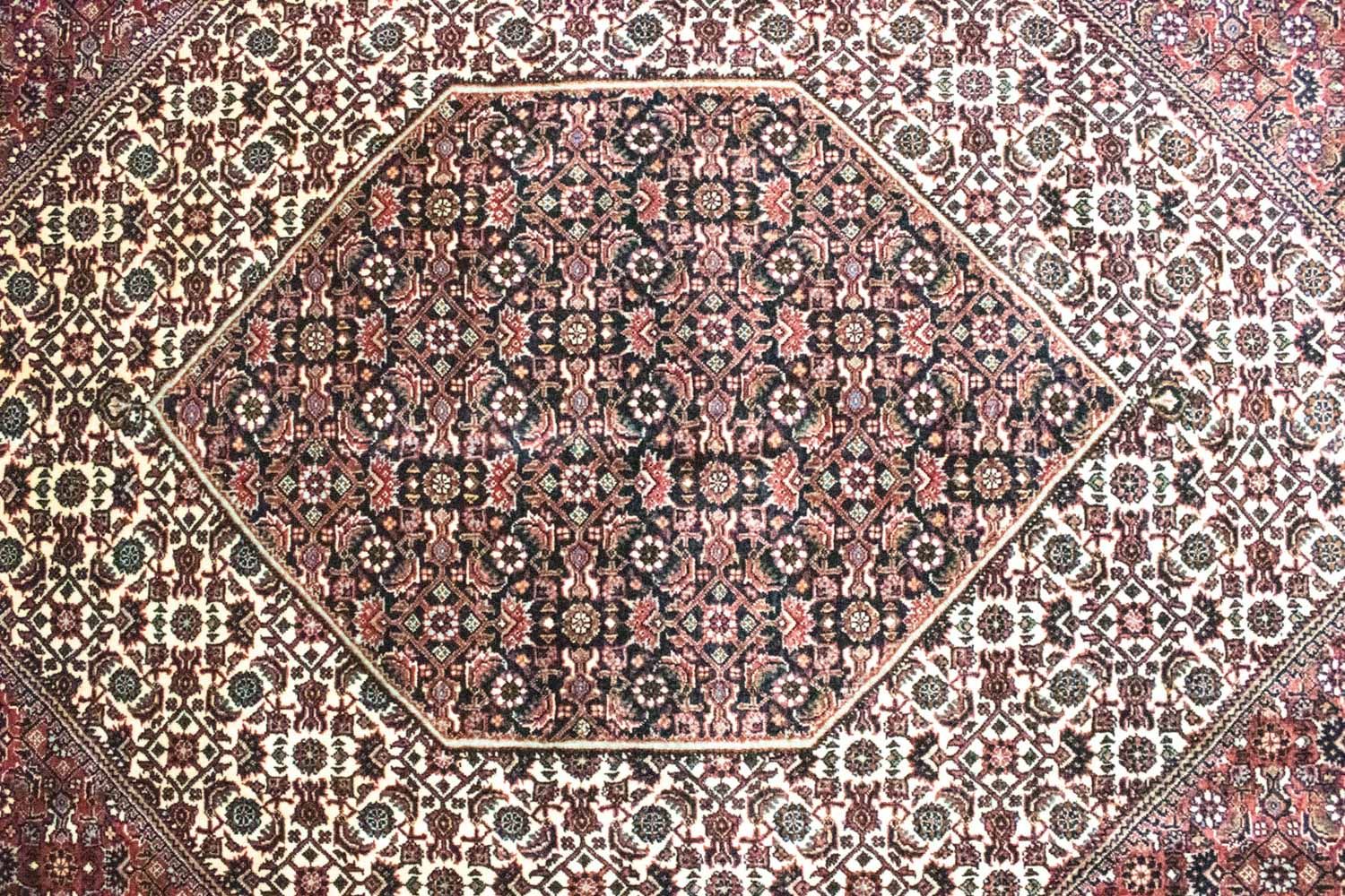Alfombra persa - Bidjar - 303 x 200 cm - rojo