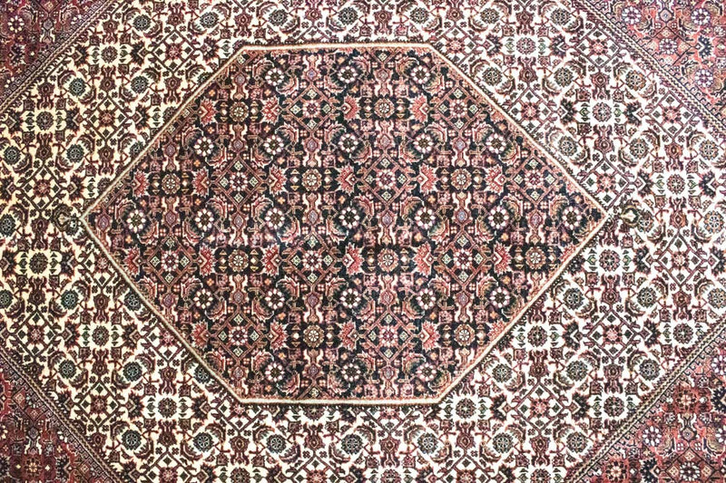 Alfombra persa - Bidjar - 303 x 200 cm - rojo