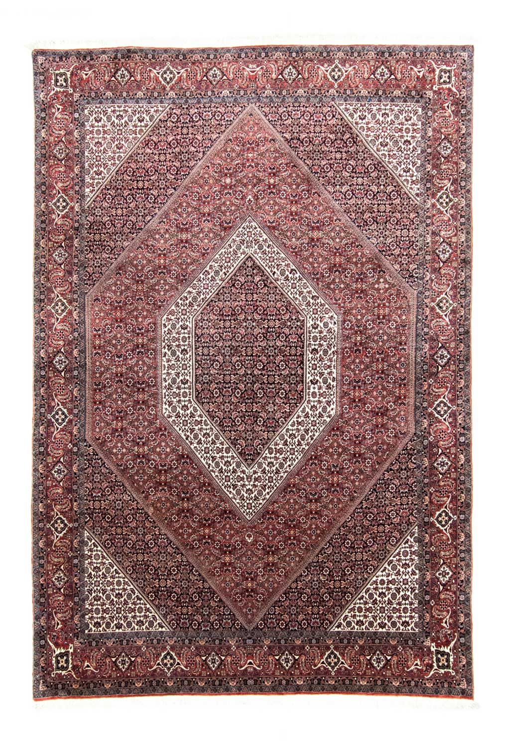 Alfombra persa - Bidjar - 300 x 200 cm - rojo