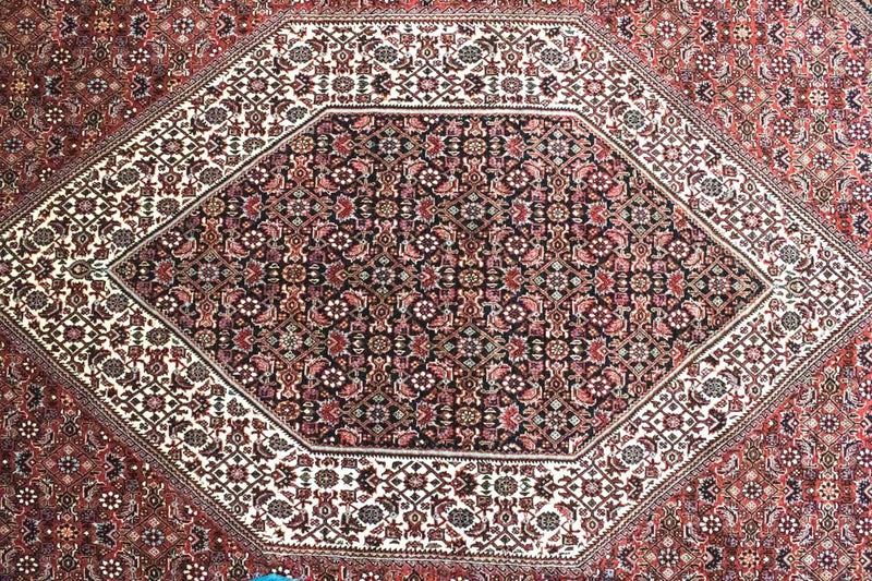 Alfombra persa - Bidjar - 300 x 200 cm - rojo