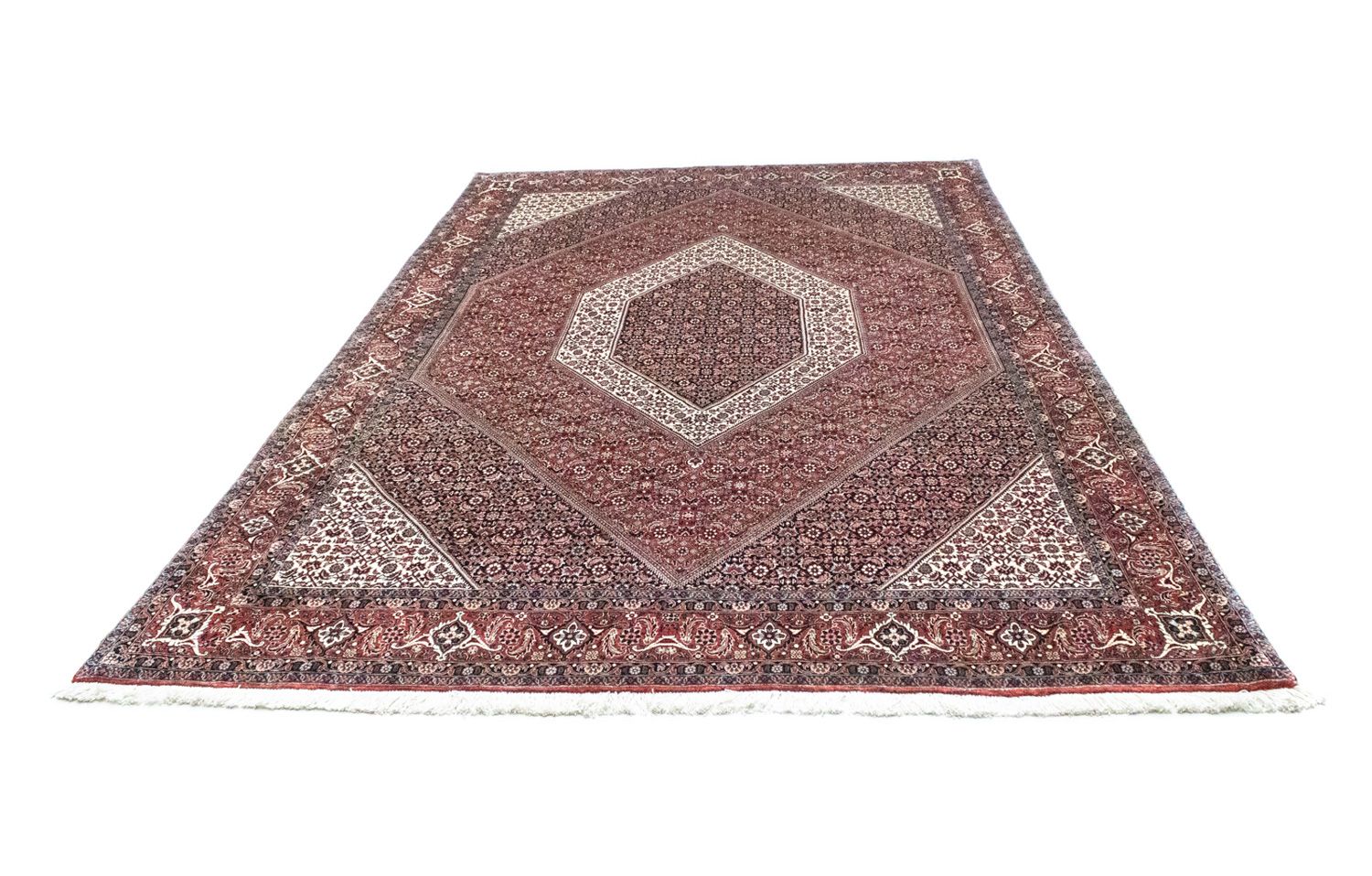 Alfombra persa - Bidjar - 300 x 200 cm - rojo