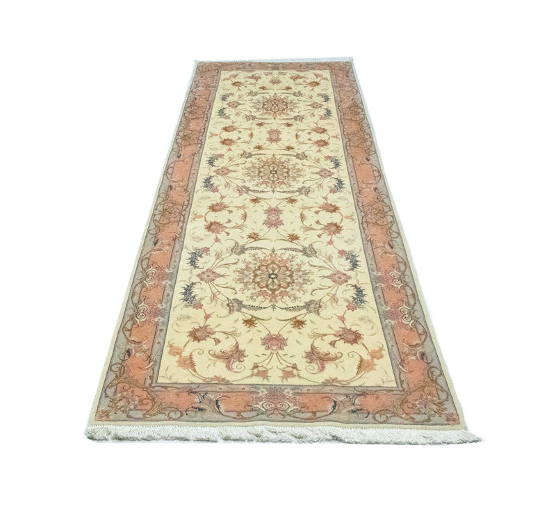 Alfombra de pasillo Alfombra persa - Bidjar - 294 x 87 cm - beige