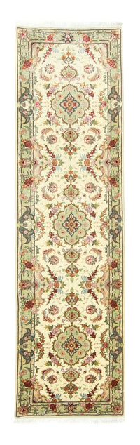 Alfombra de pasillo Alfombra persa - Tabriz - 303 x 83 cm - beige