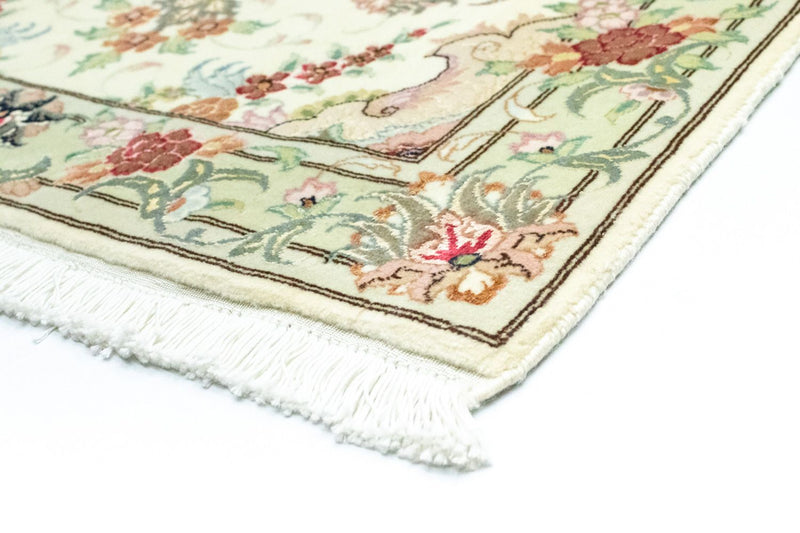 Alfombra de pasillo Alfombra persa - Tabriz - 303 x 83 cm - beige