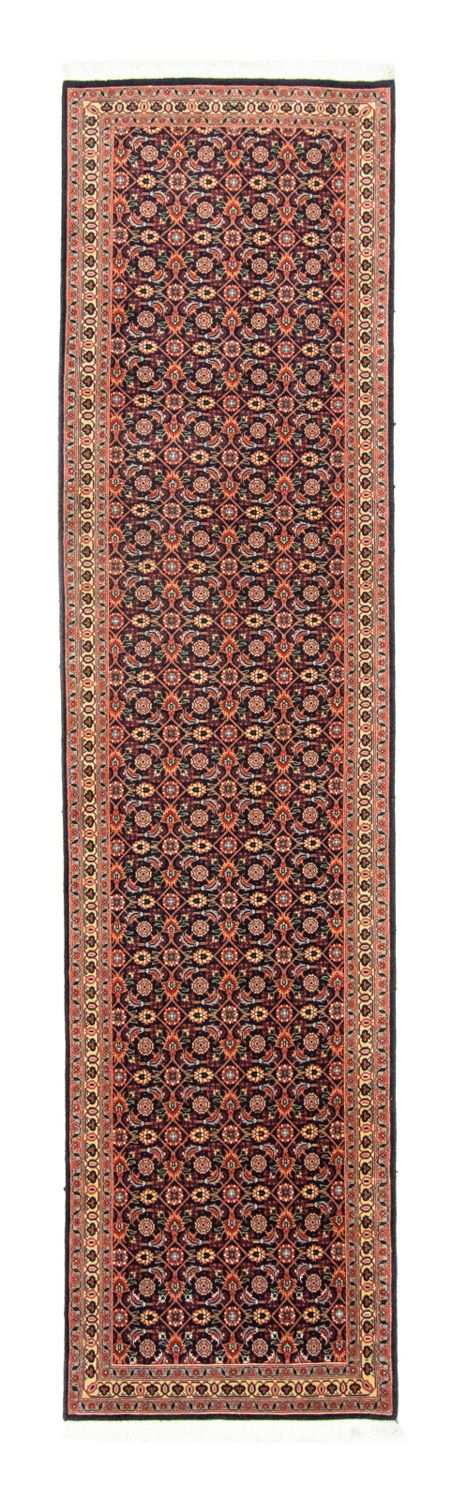 Alfombra de pasillo Alfombra persa - Bidjar - 300 x 73 cm - azul oscuro