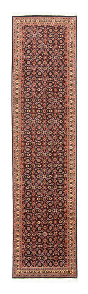 Alfombra de pasillo Alfombra persa - Bidjar - 300 x 73 cm - azul oscuro