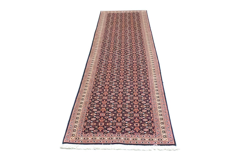 Alfombra de pasillo Alfombra Persa - Tabriz - Real - 297 x 72 cm - azul