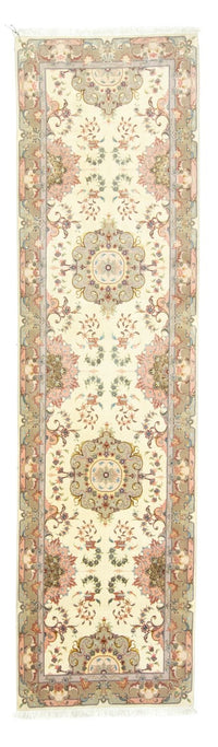 Alfombra de pasillo Alfombra persa - Tabriz - 337 x 90 cm - beige