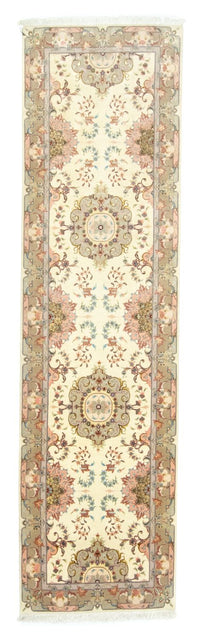 Alfombra de pasillo Alfombra persa - Tabriz - 339 x 91 cm - beige