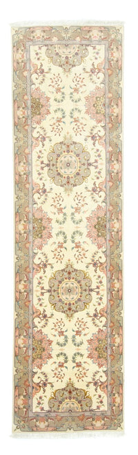 Alfombra de pasillo Alfombra persa - Tabriz - 337 x 90 cm - beige