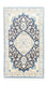 Alfombra persa - Nain - 208 x 125 cm - azul oscuro