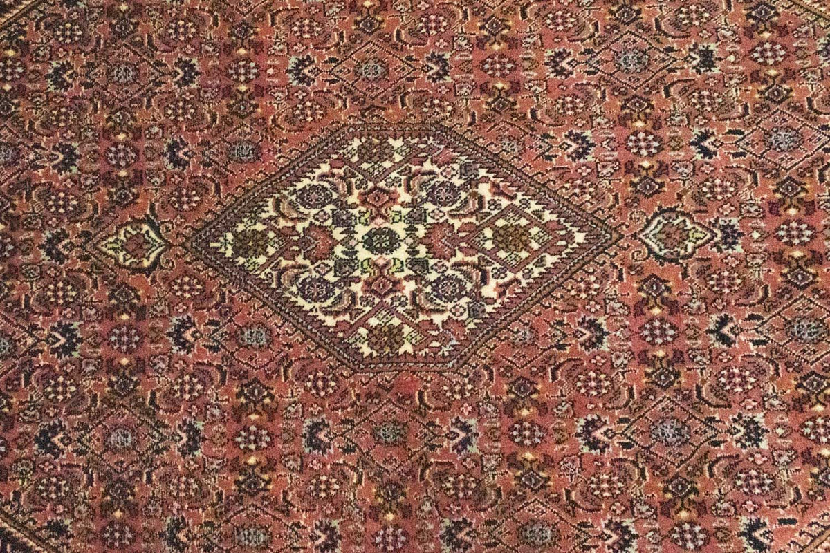 Alfombra persa - Bidjar - 230 x 137 cm - rojo