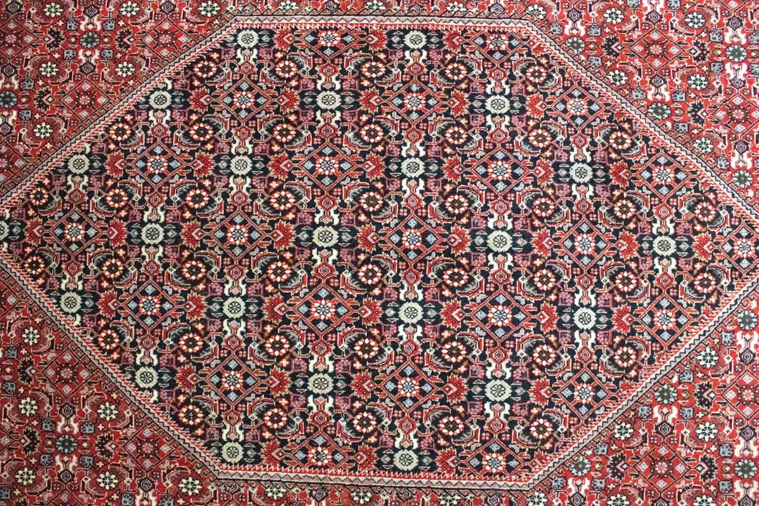 Alfombra persa - Bidjar - 308 x 200 cm - rojo