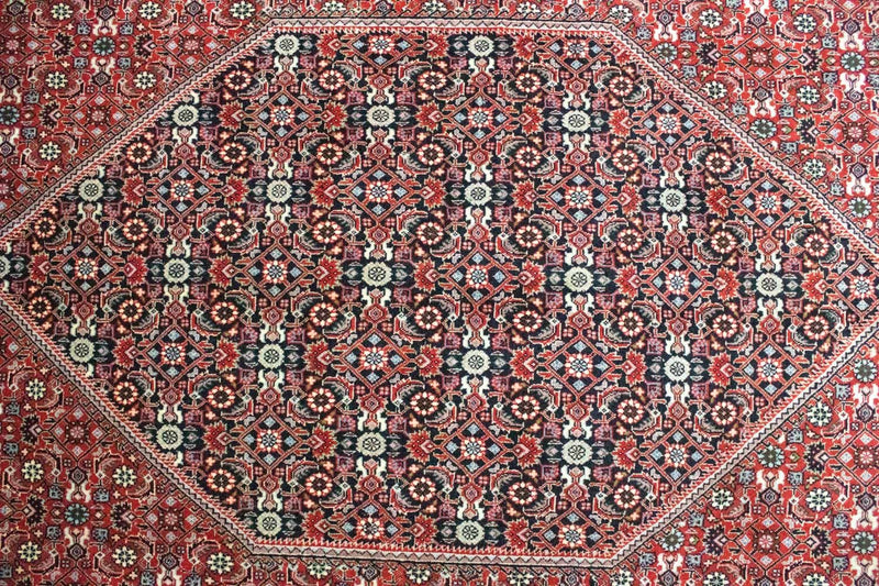 Alfombra persa - Bidjar - 308 x 200 cm - rojo