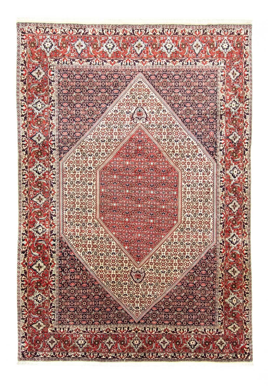 Alfombra persa - Bidjar - 302 x 203 cm - rojo