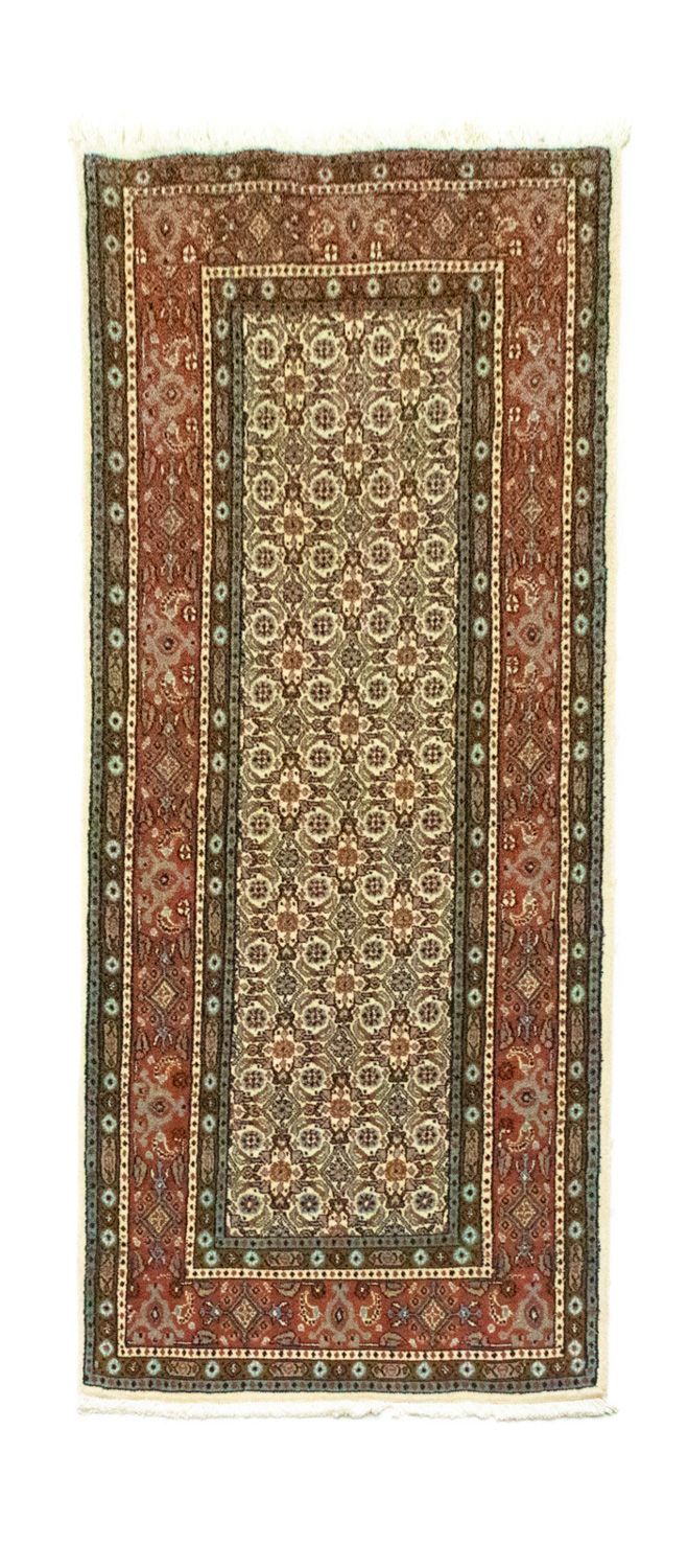 Alfombra de pasillo Alfombra persa - Clásica - 191 x 73 cm - beige