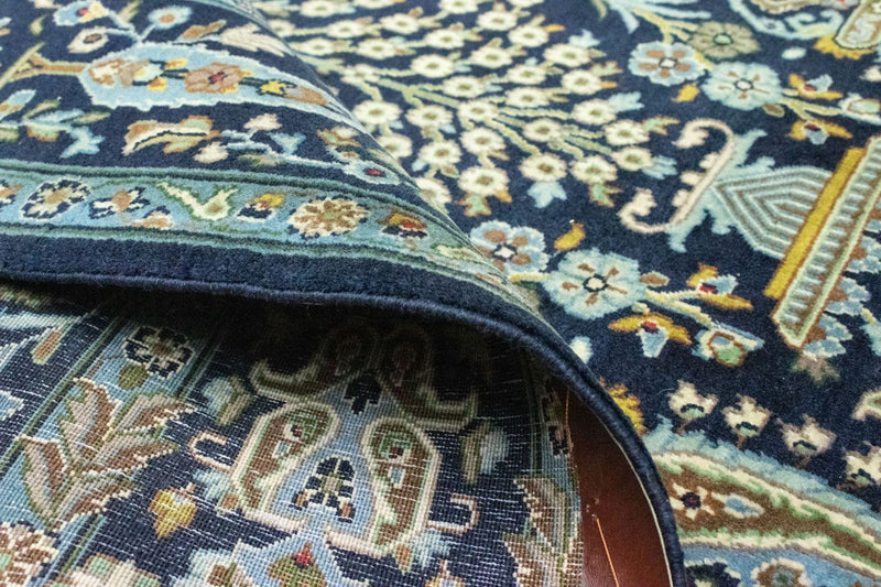 Alfombra persa - Tabriz - 222 x 140 cm - azul