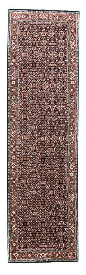 Alfombra de pasillo Alfombra persa - Bidjar - 298 x 84 cm - azul