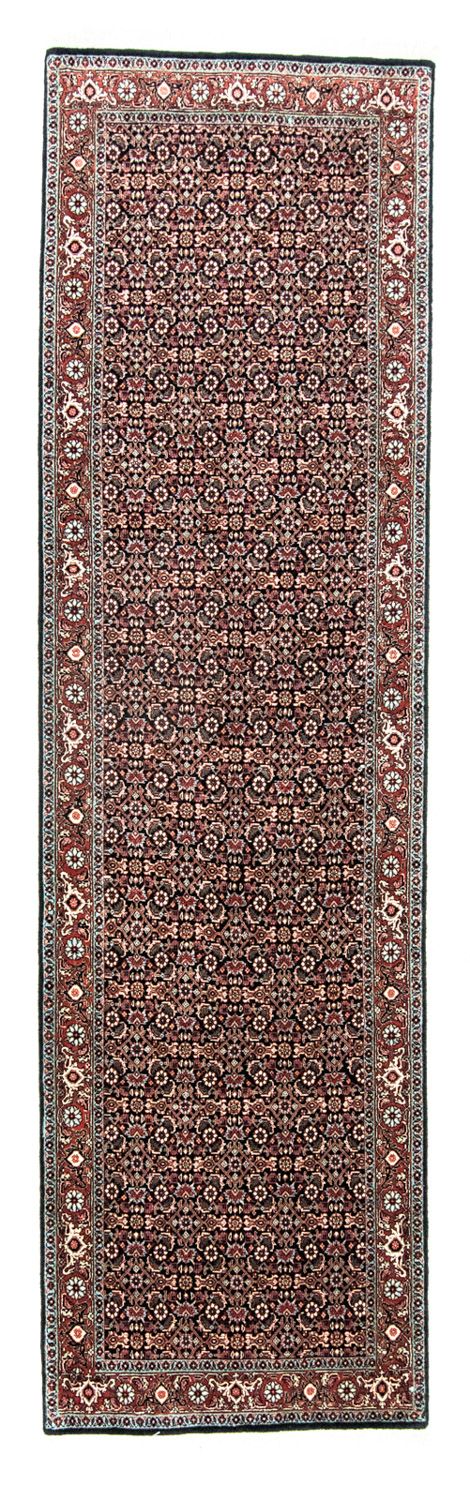 Alfombra de pasillo Alfombra persa - Bidjar - 298 x 84 cm - azul