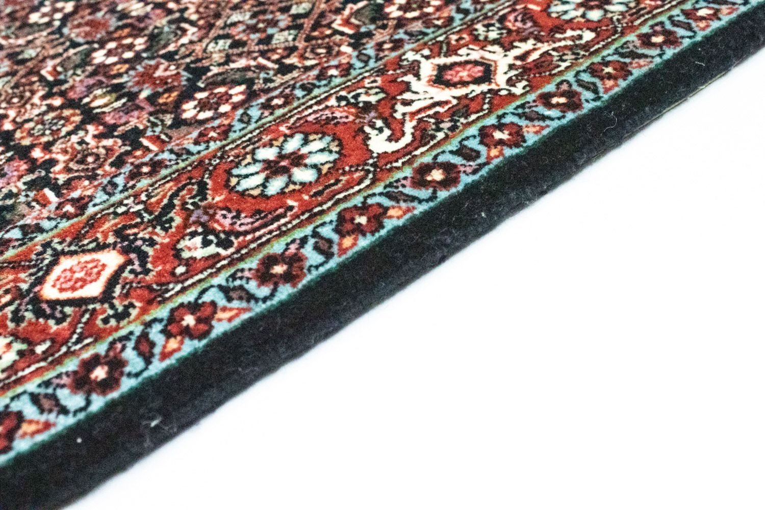 Alfombra de pasillo Alfombra persa - Bidjar - 298 x 84 cm - azul
