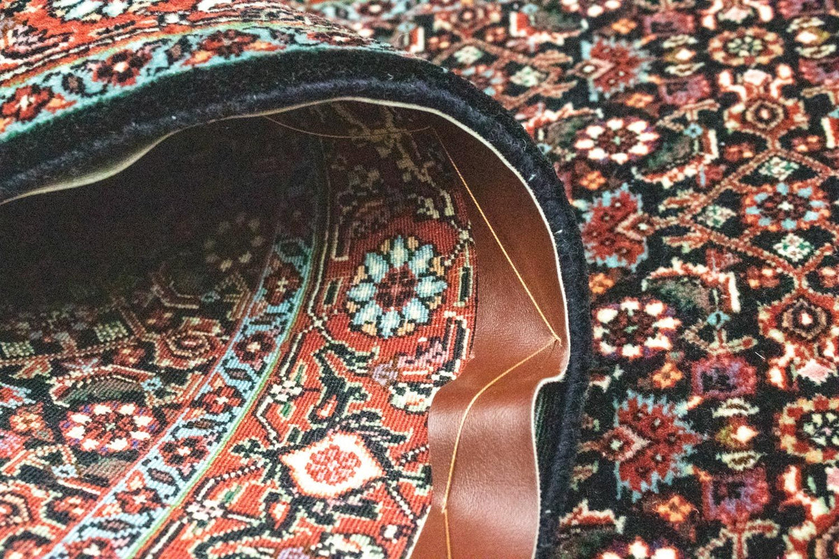 Alfombra de pasillo Alfombra persa - Bidjar - 298 x 84 cm - azul