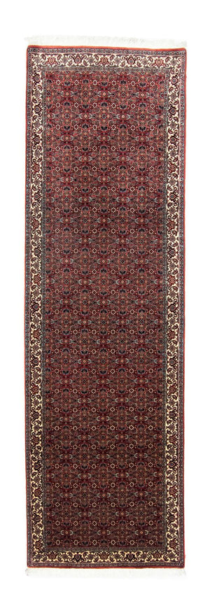 Alfombra de pasillo Alfombra persa - Bidjar - 297 x 90 cm - rojo