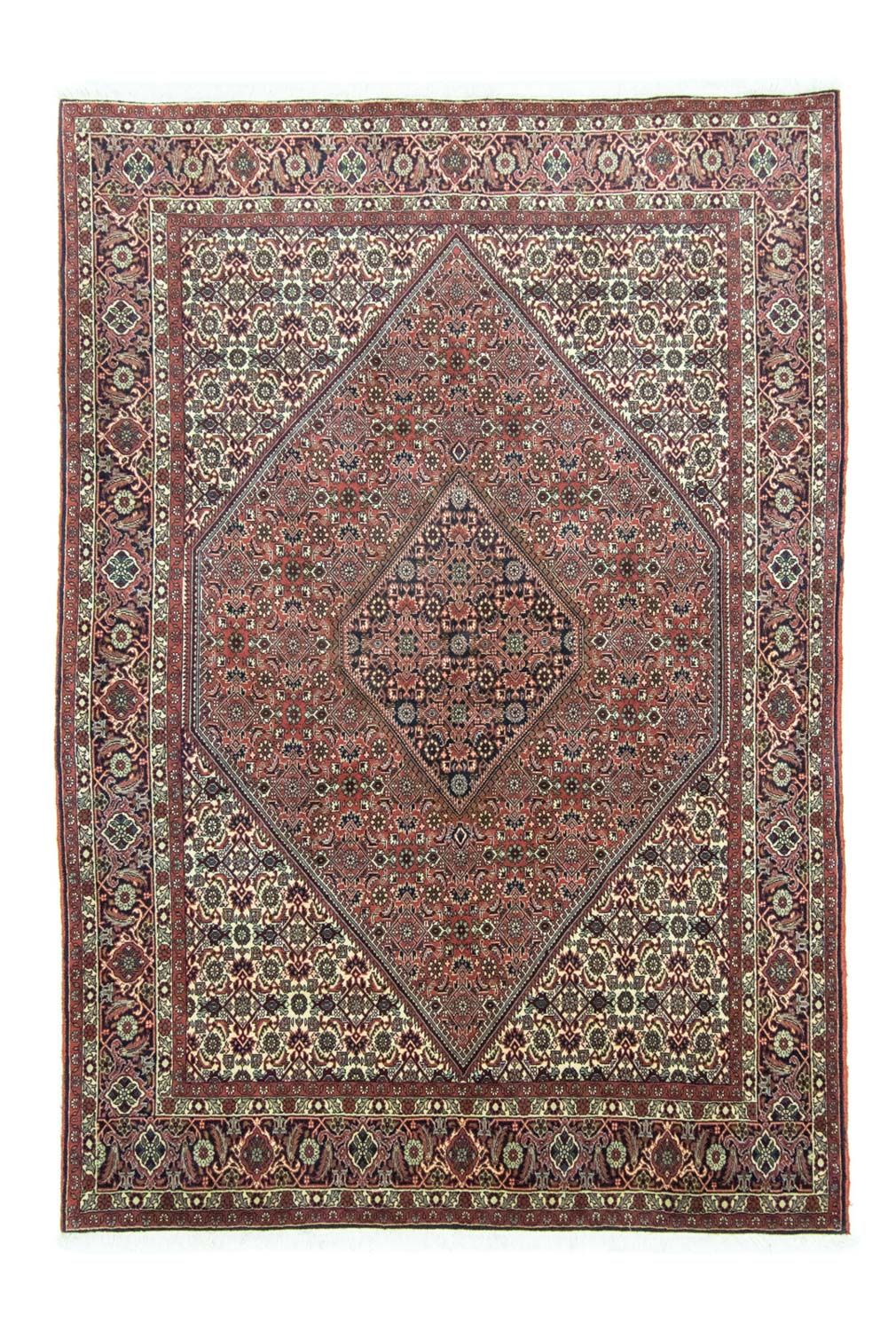 Alfombra persa - Bidjar - 252 x 175 cm - azul
