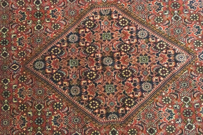 Alfombra persa - Bidjar - 252 x 175 cm - azul