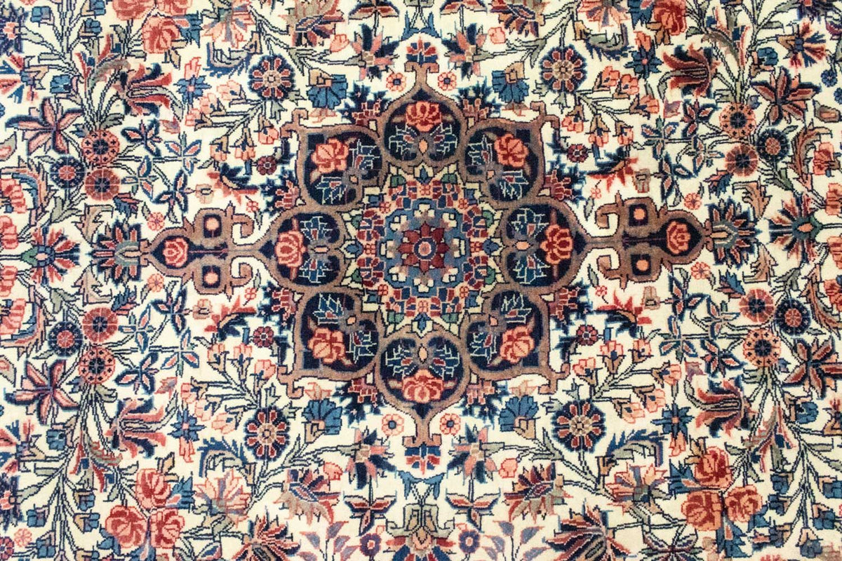 Alfombra persa - Bidjar - 202 x 145 cm - beige