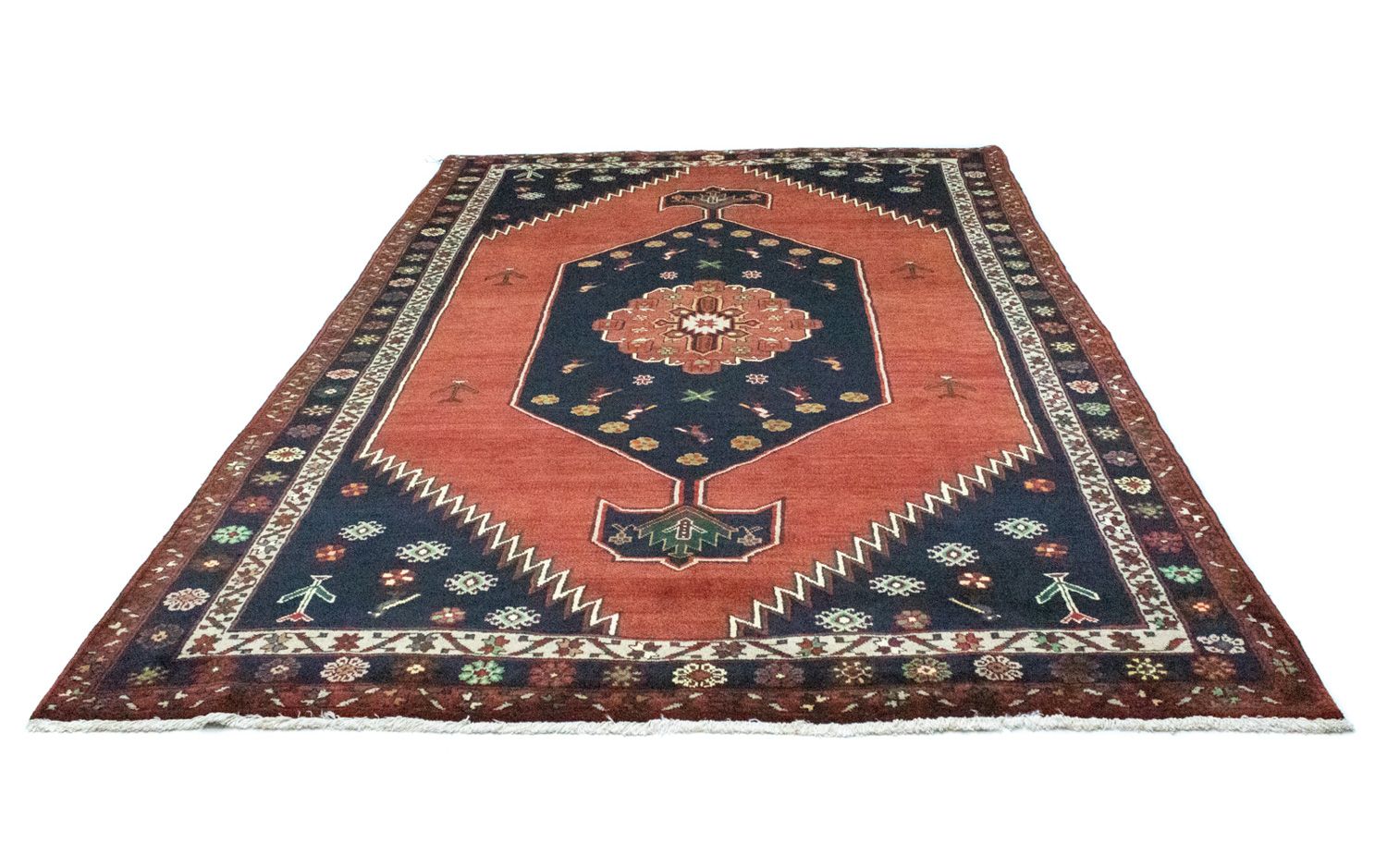 Alfombra persa - Nómada - 300 x 197 cm - rojo