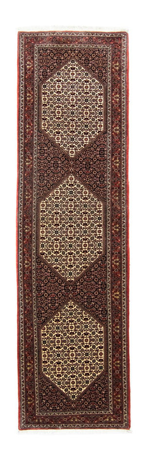 Alfombra de pasillo Alfombra persa - Bidjar - 298 x 83 cm - marrón