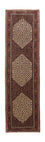 Alfombra de pasillo Alfombra persa - Bidjar - 298 x 83 cm - marrón