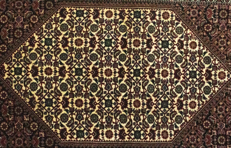 Alfombra de pasillo Alfombra persa - Bidjar - 298 x 83 cm - marrón