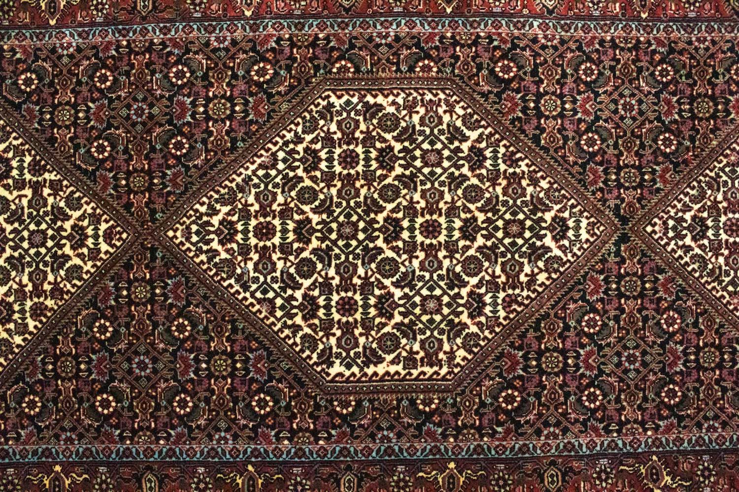 Alfombra de pasillo Alfombra persa - Bidjar - 294 x 83 cm - azul