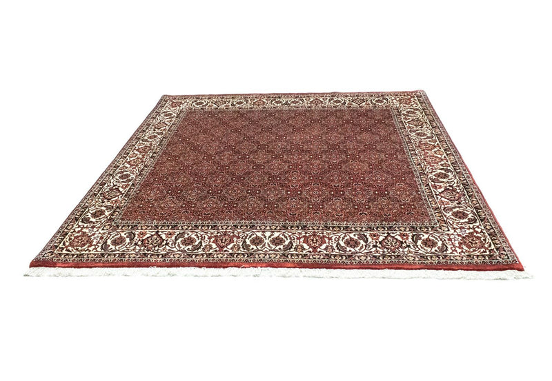 Alfombra persa - Bidjar cuadrado  - 203 x 201 cm - rojo