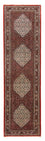 Alfombra de pasillo Alfombra persa - Bidjar - 317 x 88 cm - rojo