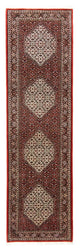 Alfombra de pasillo Alfombra persa - Bidjar - 317 x 88 cm - rojo