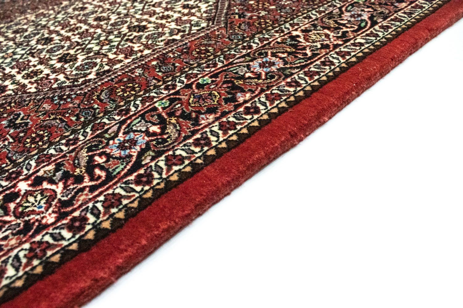 Alfombra de pasillo Alfombra persa - Bidjar - 317 x 88 cm - rojo
